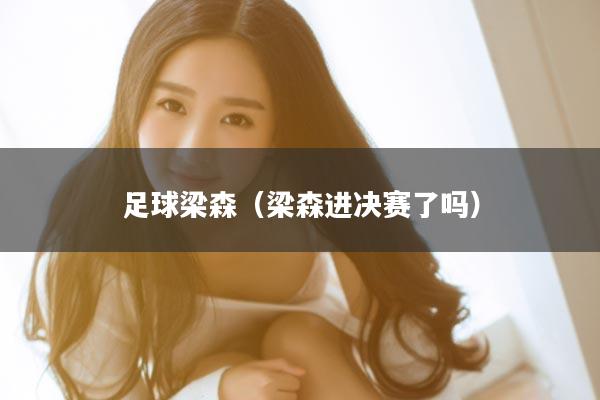 足球梁森（梁森进决赛了吗）